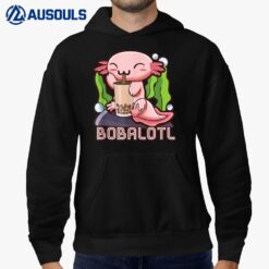 Bobalotl Axolotl Boba Tea Bubble Milk Anime Gift Hoodie
