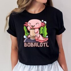Bobalotl Axolotl Boba Tea Bubble Milk Anime Gift T-Shirt
