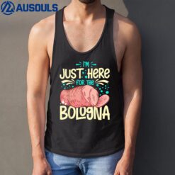 Bologna Meat Italy Sandwich Sausage Baloney Fried Tank Top