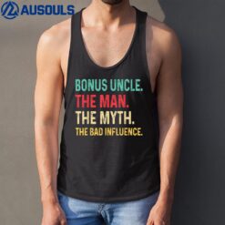 Bonus Uncle The Man The Myth Retro Vintage Dad Gifts Tank Top