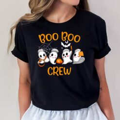 Boo Boo Crew Funny Nurse Halloween Cute Ghost Costume T-Shirt