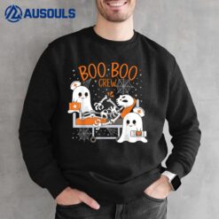 Boo Boo Crew Ghost Doctor Paramedic EMT Nurse Halloween Sweatshirt