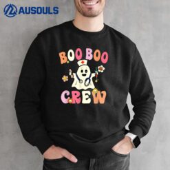 Boo Boo Crew Nurse Ghost Funny Halloween Costume Sweatshirt