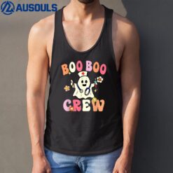 Boo Boo Crew Nurse Ghost Funny Halloween Costume Tank Top