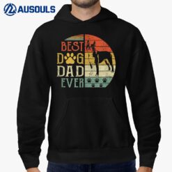 Boston Terrier Best Dog Dad Ever Vintage Father'S Day Retro Hoodie