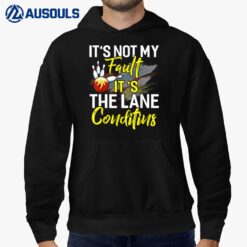 Bowling Excuses  Funny Bowler Bowling Hoodie