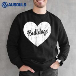 Bulldogs School Sports Fan Team Spirit Mascot He Gift Sweatshirt