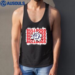 Bulldogs School Sports Fan Team Spirit Tank Top