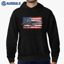 C-17 Globemaster Military Transport Airplane Flag Pilot Vet Hoodie