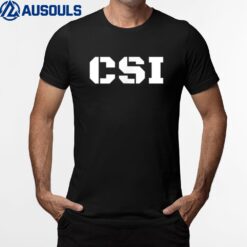 CSI Crime Scene Investigation Official Police Gear T-Shirt