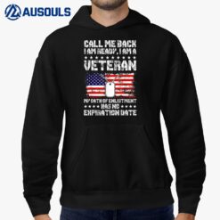 Call Me Back - I'm A Veteran Hoodie