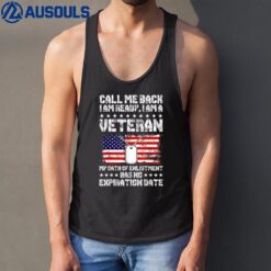 Call Me Back - I'm A Veteran Tank Top