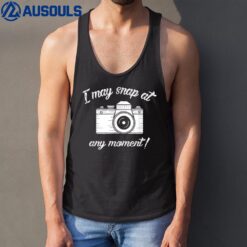 Camera Photography Lover Vintage Gag Gifts Photographer Tank Top