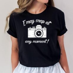 Camera Photography Lover Vintage Gag Gifts Photographer T-Shirt