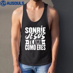 Camisetas Cristianas En Espanol Frases Biblia Jesús Te AMa Tank Top