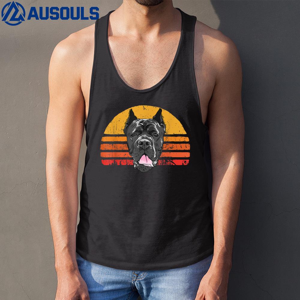 Cane Corso Vintage Retro Italian Mastiff Dog Tank Top