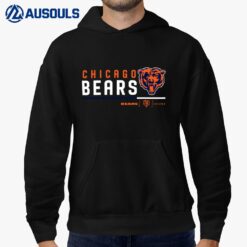 Chicago Bears Prime Logo Name Split Hoodie