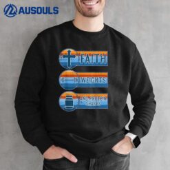 Christian Athlete Apparel Workout Gym Weightlifting Jesus Sweatshirt