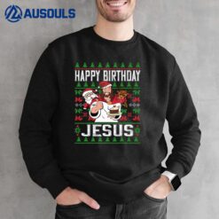 Christian Christmas HAPPY BIRTHDAY JESUS Premium Sweatshirt