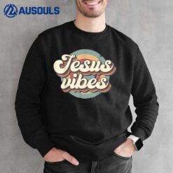 Christian Jesus Vibes God Christian Religious Vintage Lover Sweatshirt