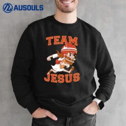 Christian Team Jesus Football Lover Faith Hope Christmas Sweatshirt