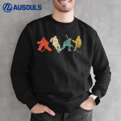 Classic Vintage Style Ice Hockey Sweatshirt