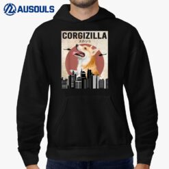 Corgizilla Funny Corgi Dog Lover Hoodie