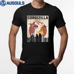 Corgizilla Funny Corgi Dog Lover T-Shirt
