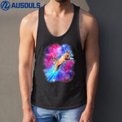 Cosmic Cats Funny Outer Space Tee Galaxy Kitty Kittens Premium Tank Top