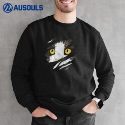 Cute Cat Torn Cloth Cat Sweatshirt