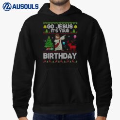 Dabbing Go Jesus It's Your Birthday Merry Christmas Day Hoodie