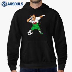 Dabbing Pitbull Dog Wales Soccer Fans Jersey Welsh Hoodie