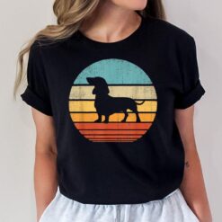 Dachshund Retro Vintage 60s 70s Sunset Wiener Dog Lovers Men T-Shirt