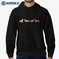 Dachshund  Vintage Retro Wiener Dog  Gift Hoodie