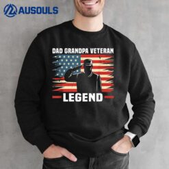 Dad Grandpa Veteran Legend Sweatshirt