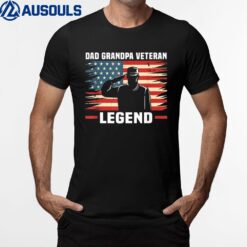 Dad Grandpa Veteran Legend T-Shirt