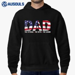 Dad The Veteran The Myth The Legend Veterans Day Hoodie