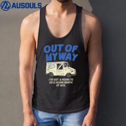 Delivery Driver Clothing Joke Delivery Truck Design Tank Top