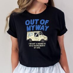 Delivery Driver Clothing Joke Delivery Truck Design T-Shirt