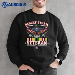 Desert Storm Veteran Pride Persian Gulf War Service Ribbon Sweatshirt