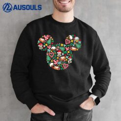 Disney - Mickey Minnie Donald Goofy Silhouette Christmas Sweatshirt