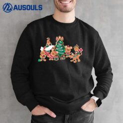 Disney Mickey Minnie Goofy Pluto Chip Dale Christmas Tree Sweatshirt