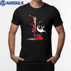 Disney Nightmare Before Christmas Holiday Jack & Zero T-Shirt