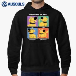 Disney Pixar Up Dug Thoughts Of Dog Expressions Box Up Hoodie