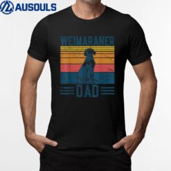 Dog Weim Dad - Vintage Weimaraner Dad T-Shirt