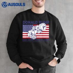 Donald Pump - Donald Trump Weight Lifting Gym Workou Sweatshirt