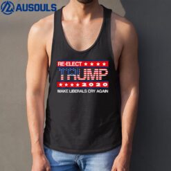 Donald Trump Election 2020 Make Liberals Cry Again GOP MAGA Tank Top