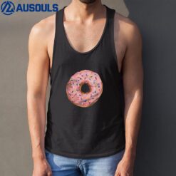 Donut Worry Be Happy Funny Donut Lover Tank Top