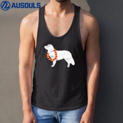 Duck Tolling Retriever Aloha Hawaiian Lei Dog Tank Top