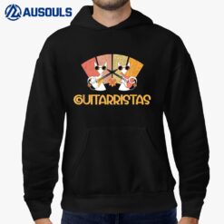 Duo Alley Cats Play Guitar Hoodie